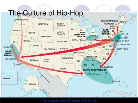 what caused hip hop to spread to different countries